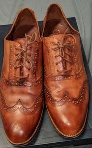 Cole Haan Brown Leather Oxford Flats